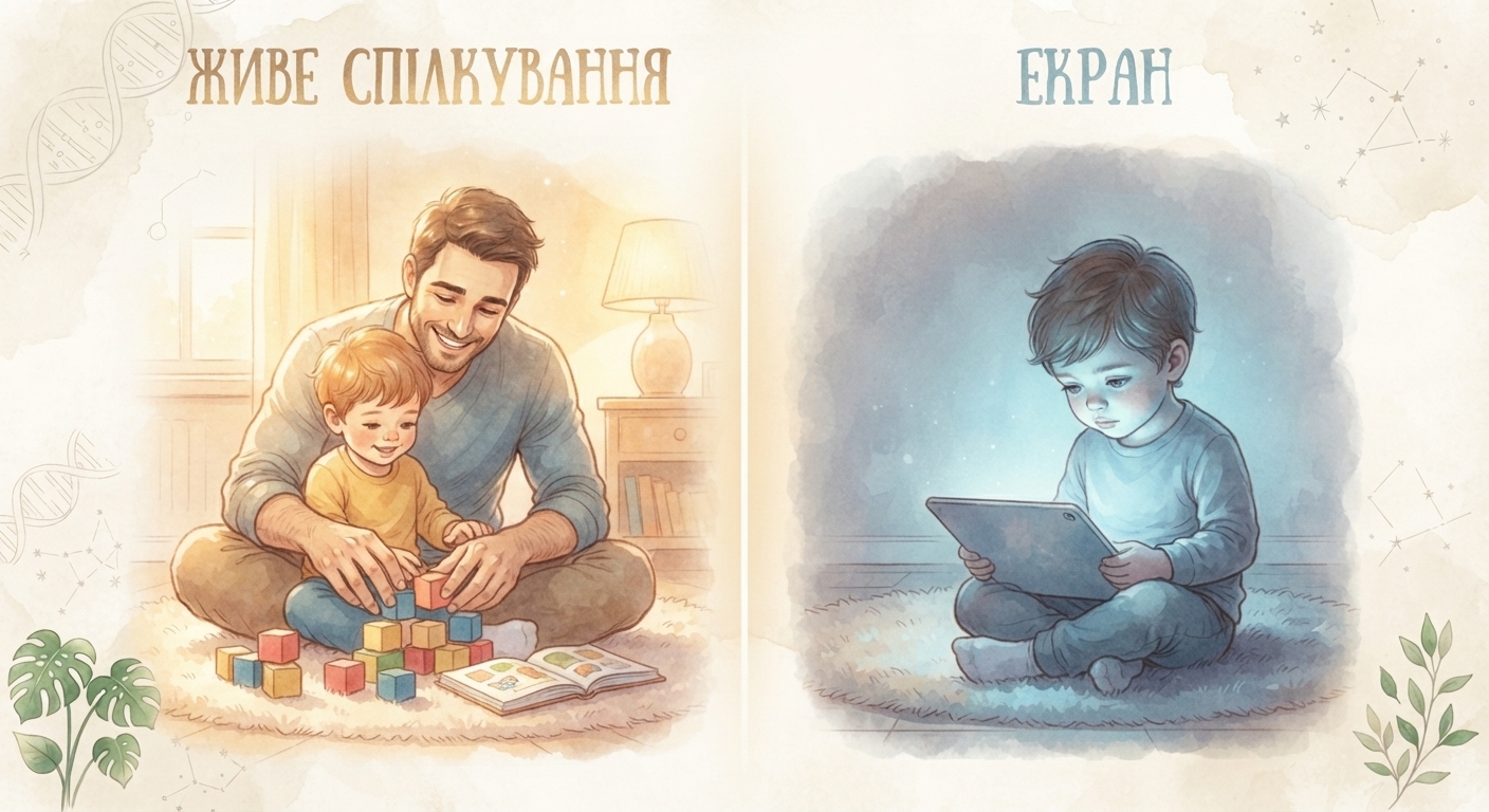 Живе спілкування проти екрана
